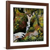 Forest Brook-Auguste Macke-Framed Giclee Print