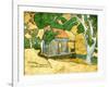 Forest Cabin-Ynon Mabat-Framed Art Print
