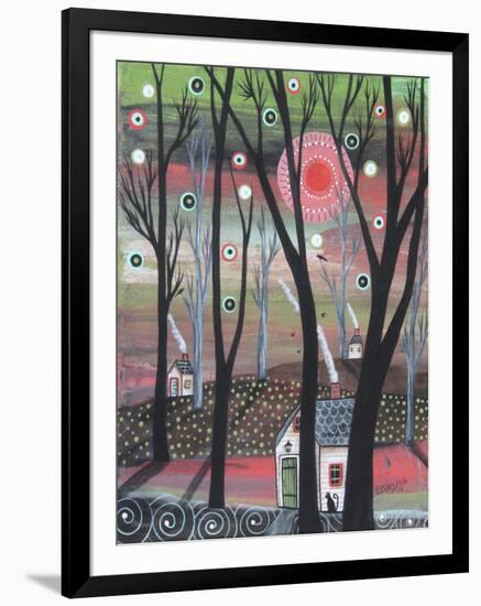 Forest Cabins-Karla Gerard-Framed Giclee Print