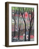 Forest Cabins-Karla Gerard-Framed Giclee Print