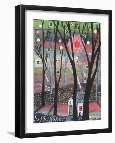 Forest Cabins-Karla Gerard-Framed Giclee Print