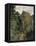 Forest Cart Road-Claude Monet-Framed Stretched Canvas