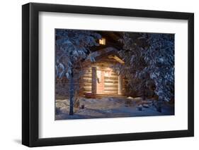 Forest Cottage-WildCat78-Framed Photographic Print