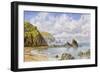 Forest Cove, Cardigan Bay, 1883 (Oil on Canvas)-John Brett-Framed Giclee Print