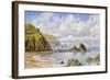 Forest Cove, Cardigan Bay, 1883 (Oil on Canvas)-John Brett-Framed Giclee Print