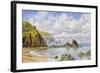 Forest Cove, Cardigan Bay, 1883 (Oil on Canvas)-John Brett-Framed Giclee Print