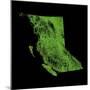 Forest Cover Of British Columbia-Grasshopper Geography-Mounted Giclee Print