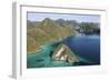 Forest-Covered Limestone Islands Surround a Lagoon in Raja Ampat-Stocktrek Images-Framed Photographic Print