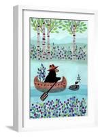 Forest Creatures II-Kim Conway-Framed Art Print