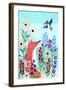 Forest Creatures IV-Kim Conway-Framed Art Print