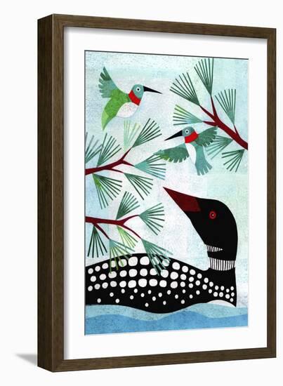 Forest Creatures IX-Kim Conway-Framed Art Print