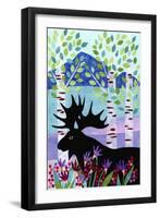 Forest Creatures XII-Kim Conway-Framed Art Print