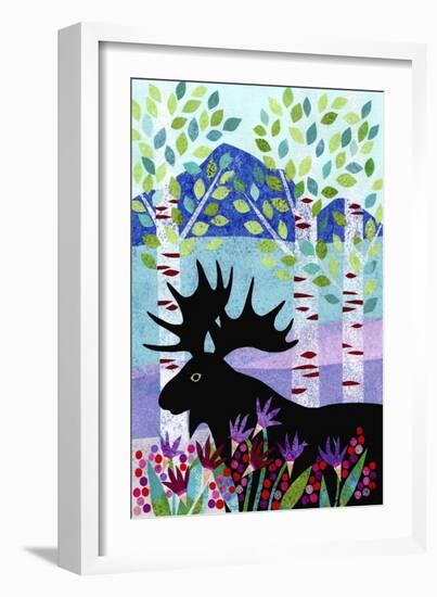 Forest Creatures XII-Kim Conway-Framed Art Print