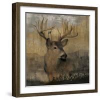 Forest Deer-Carol Robinson-Framed Art Print