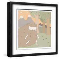 Forest Dude-Reza Farazmand-Framed Art Print