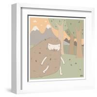 Forest Dude-Reza Farazmand-Framed Art Print