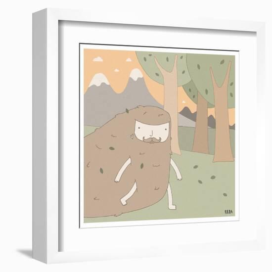 Forest Dude-Reza Farazmand-Framed Art Print