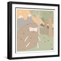 Forest Dude-Reza Farazmand-Framed Art Print