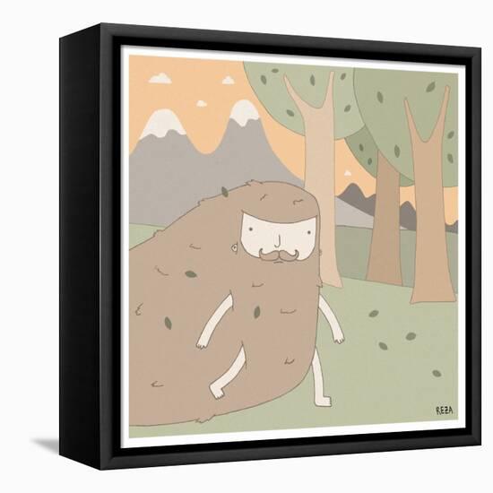 Forest Dude-Reza Farazmand-Framed Stretched Canvas