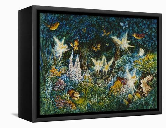 Forest Fairies-Bill Bell-Framed Stretched Canvas