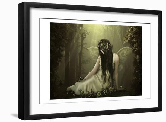 Forest Fairy-null-Framed Art Print