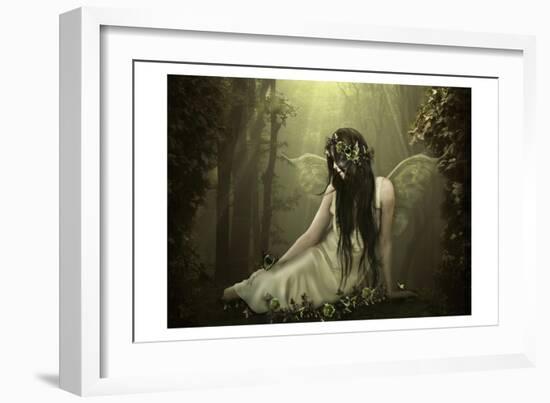 Forest Fairy-null-Framed Art Print