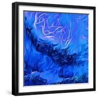 Forest Fire, 2021 (digital)-Scott J. Davis-Framed Giclee Print