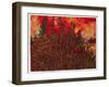 Forest Fire, 2022 (Watercolour on Arches Paper)-Graham Dean-Framed Giclee Print