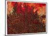 Forest Fire, 2022 (Watercolour on Arches Paper)-Graham Dean-Mounted Giclee Print