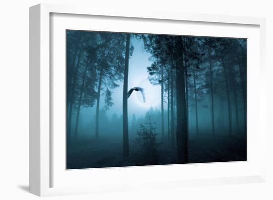 Forest Flight-Andreas Stridsberg-Framed Art Print