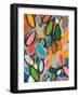 Forest Floor No. 1-Jan Weiss-Framed Art Print