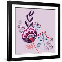 Forest Floral-null-Framed Giclee Print