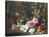 Forest Flowers-Jean Baptiste Claude Robie-Stretched Canvas