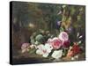 Forest Flowers-Jean Baptiste Claude Robie-Stretched Canvas