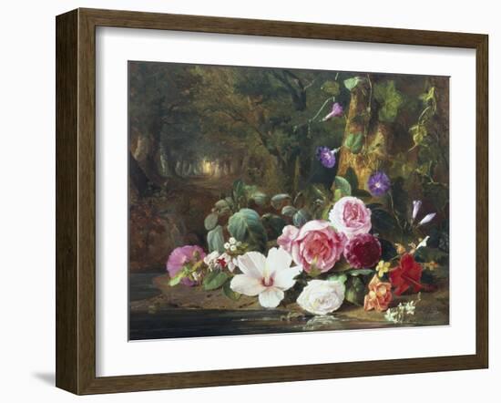 Forest Flowers-Jean Baptiste Claude Robie-Framed Giclee Print