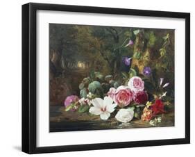 Forest Flowers-Jean Baptiste Claude Robie-Framed Giclee Print