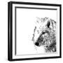 Forest Focus - Wolf-Myriam Tebbakha-Framed Giclee Print