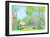 Forest Friends - Humpty Dumpty-null-Framed Premium Giclee Print