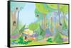 Forest Friends - Humpty Dumpty-null-Framed Stretched Canvas