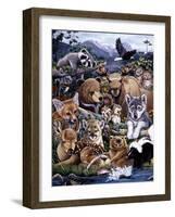 Forest Friends-Jenny Newland-Framed Giclee Print