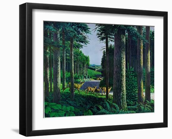 Forest Friends-Stan Galli-Framed Giclee Print