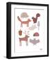 Forest Fun - Coral-Goodness Gang-Framed Giclee Print