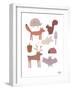 Forest Fun - Coral-Goodness Gang-Framed Giclee Print