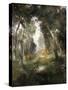 Forest Glade, Santa Barbara, 1918-Moran-Stretched Canvas