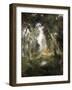 Forest Glade, Santa Barbara, 1918-Moran-Framed Giclee Print