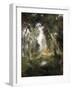 Forest Glade, Santa Barbara, 1918-Moran-Framed Giclee Print