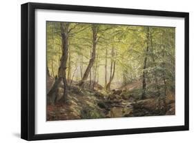 Forest Glade, Springtime-Johannes Boesen-Framed Giclee Print