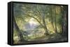 Forest Glade-Carl Frederic Aagaard-Framed Stretched Canvas