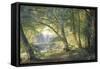 Forest Glade-Carl Frederic Aagaard-Framed Stretched Canvas