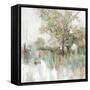 Forest Green Reflection-Allison Pearce-Framed Stretched Canvas